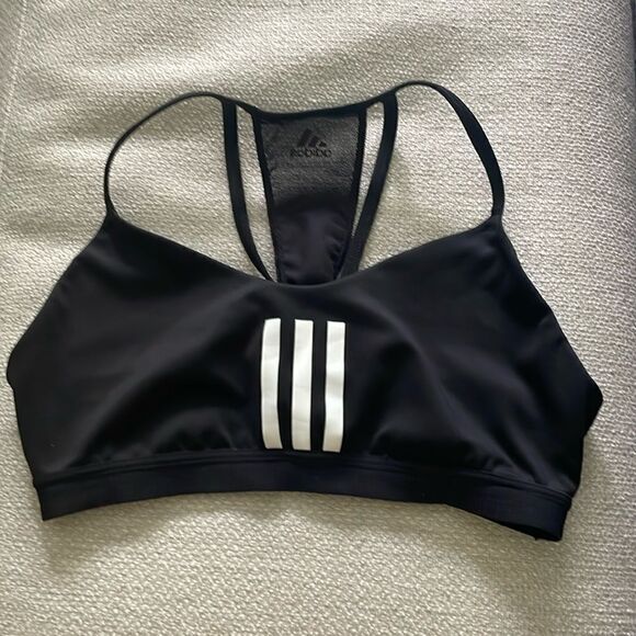 Adidas Black Mesh Back Sportsbra - Picture 1 of 4